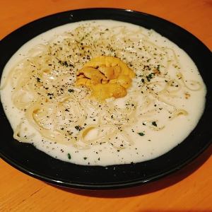 ウニのクリーム生パスタ