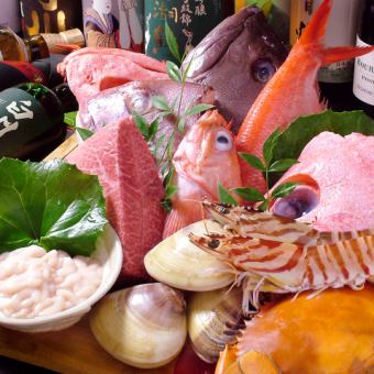 【個別盛1日1組限定】旬の食材贅沢厳選！店主おまかせコース16500円(税込)(2H飲み放題付) 