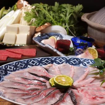 個別盛り旬のおまかせしゃぶしゃぶコース料理のみ8800円(税込)コース※飲放は+1650円(税込)～