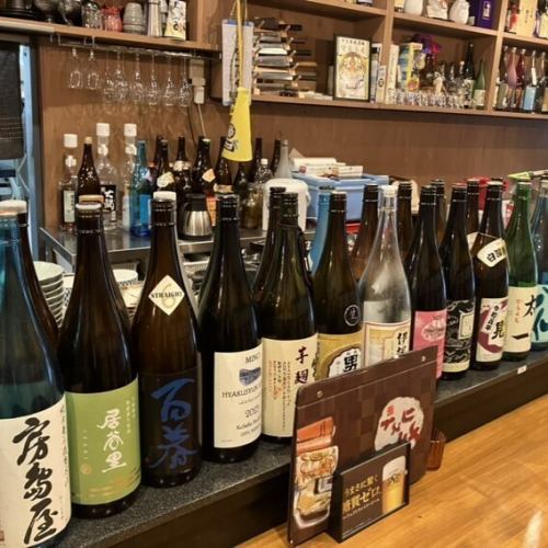 We offer a carefully selected range of sake and shochu from all over Japan!