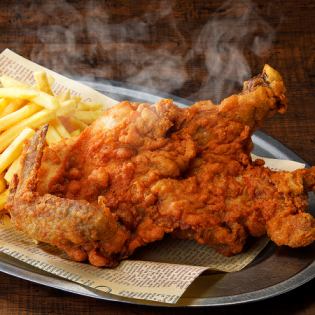 やみつき鶏の半身揚げ