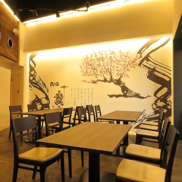店内貸切はご宴会に◎和風の落ち着いた雰囲気で、ゆったりとした時間を過ごせます。ご予約はお早め。