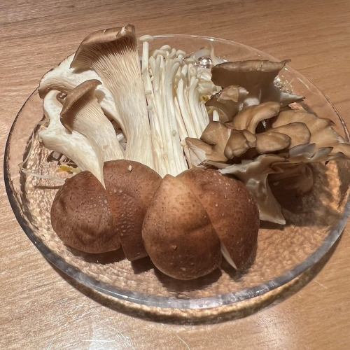 Assorted mushrooms
