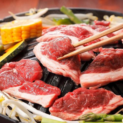 生ラム＆ジビエを焼肉で♪