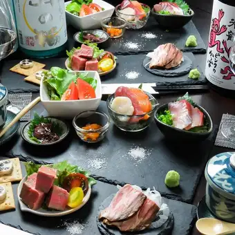 【プレミアム日本酒も飲み放題OK】じっくり150分プレミアム飲み放題付 料理7品8,800円
