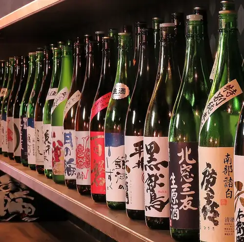 常時約50種の日本酒
