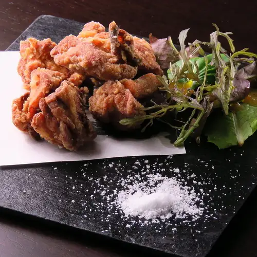 酒粕仕込み県産鶏の竜田揚げ