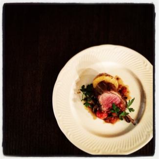 週末の和牛希少部位と近江旬菜コース【賛美】-sanbi-