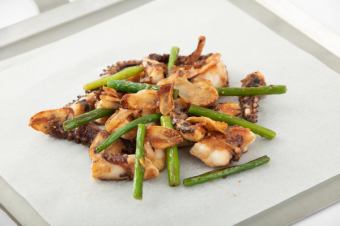 ゲソのニンニク醤油焼