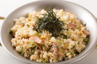 京壬生菜とおじゃこのピラフ
