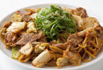 ピリ辛ブタキムチ焼そば