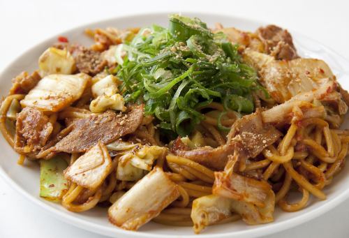 ピリ辛ブタキムチ焼そば