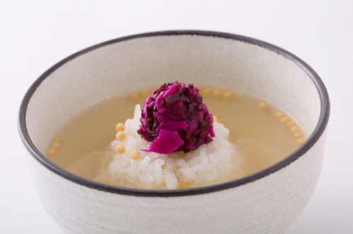 しば漬のお茶漬け