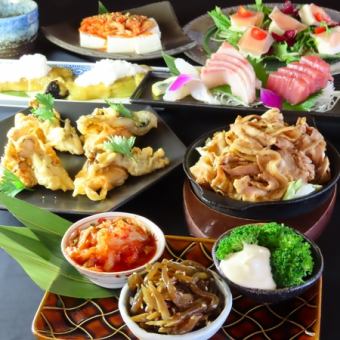 【9・10月限定】平日25名様～貸切OK！秋の味覚★和食コース3,980円（税込）120分飲み放題付♪