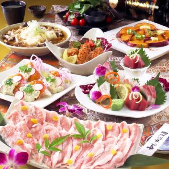 [December only] Weekday reservations available for groups of 25 or more! Charcoal-grilled pork belly, fried oysters, and fresh fish course for 3,980 yen. Includes 120 minutes of all-you-can-drink.