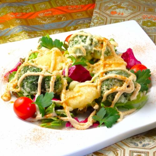 ブロッコリー　海老マヨ仕立て