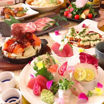 [November Only] Annex Specialty! Chicken Tempura Skewers!! Winter Delicacies Course 3,980 yen (tax included) with 120 minutes of all-you-can-drink♪