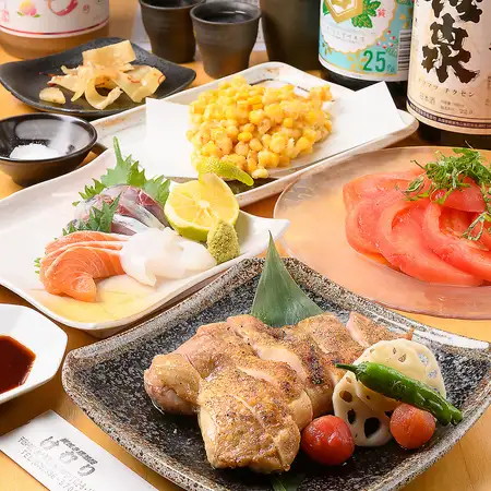 飲み放題付き♪お店自慢のつまみやお造り・魚コース全8品のコース◎4000円(税込)
