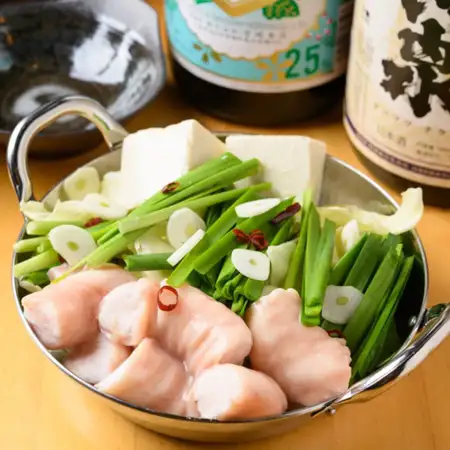 飲み放題付き♪〆まで楽しめるもつ鍋など全6品のコース◎5000円(税込)