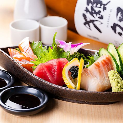 【日本酒と一緒にいかが♪鮮度抜群の海鮮料理】活きの良い海の幸を揃えております！