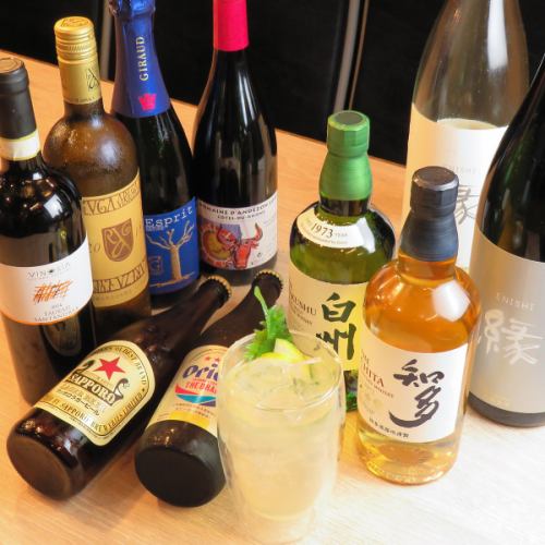 料理に合うお酒をご提供！