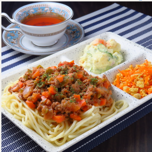 自家製ミートソーススパゲッティセット