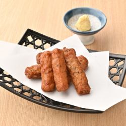 Kagoshima specialty, fried fish cakes