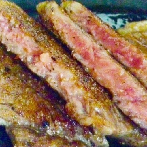 牛たたき&A4ランクヒウチステーキ100g&刺盛付7900円