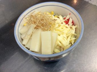 떡 치즈 몬자 (떡, 치즈, 옥수수)