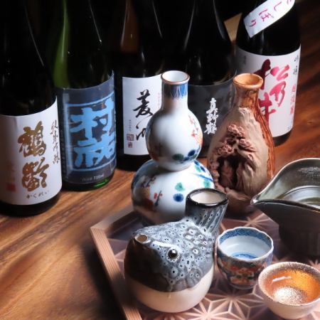 定番＆人気の銘柄はもちろん、期間限定酒などもご用意しています