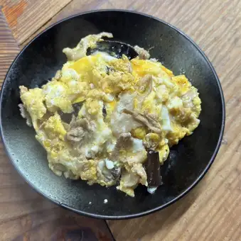 ニラと豚肉の卵炒め