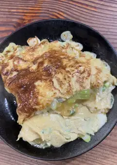 ネギの卵焼き