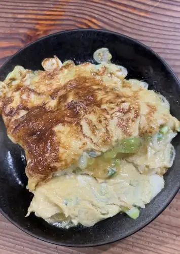 ネギの卵焼き