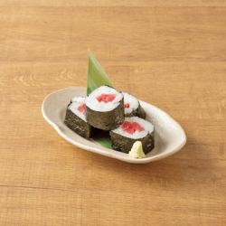 希少部位 まぐろハラモの鉄火巻き