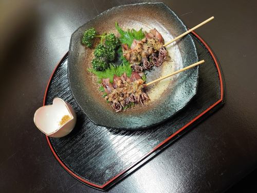 富山県産 ホタルイカ二種みそ串炙り