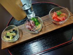 ちょこっとおつまみサラダ三種