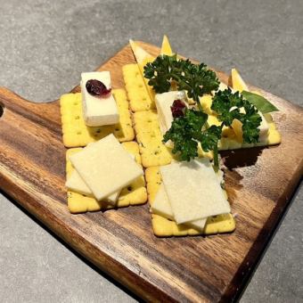 チーズの3種盛り合わせ