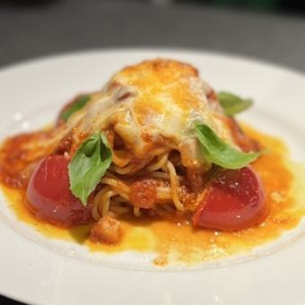 きのこの和風ソース/モッツァレラチーズのフレッシュトマトソース/濃厚卵カルボナーラ