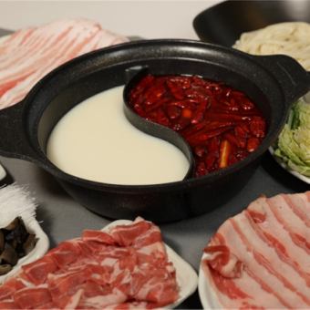 飲み放題付き【満腹・満足コース】当店自慢の火鍋をお楽しみいただけます◎<全12品>6180円(税込)