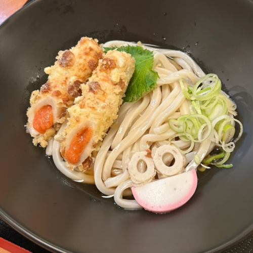 ちくわ天うどん(温・冷)