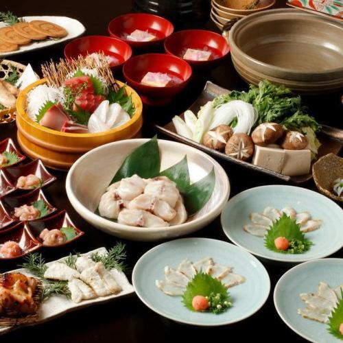 [Banquet course] Yamaguchi material banquet dishes