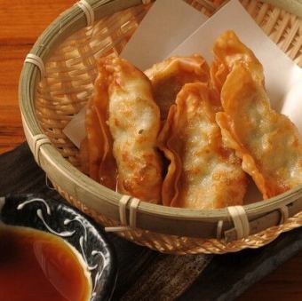 辛味噌ダレ揚げ餃子