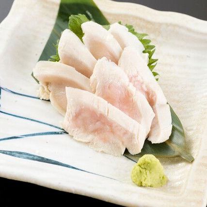 山口地鶏【長州黒かしわ】むね肉のとりわさ