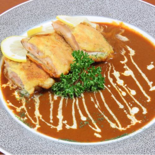若鶏のチーズ焼き　ブラウンソース