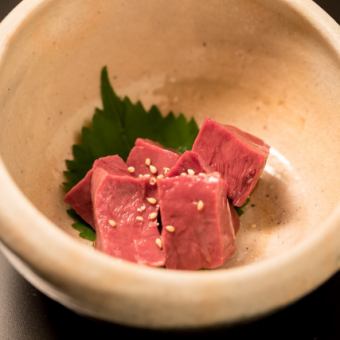 [Low-temperature cooking liver sashimi]