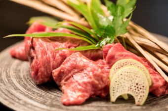  【飲み放題付き 税込9,450円／【喰心コース】季節感じる和牛と焼きしゃぶを堪能できるコース】