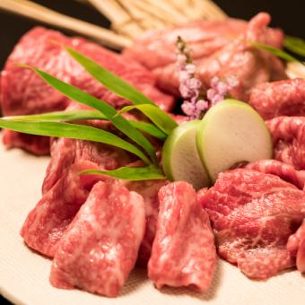 【忘年会　”上”　コース】雌牛の様々な部位を堪能できるコース