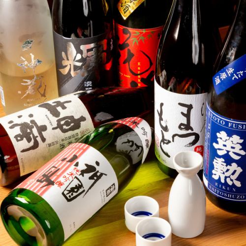 選りすぐりの地酒で乾杯!