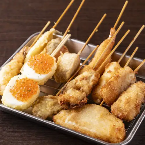 揚げたて！天ぷら串&串カツの贅沢12本盛り