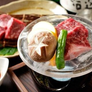 【お昼のしずく会席】北信越ブランド牛水晶焼きなど～全7品～+選べる1ドリンク付
